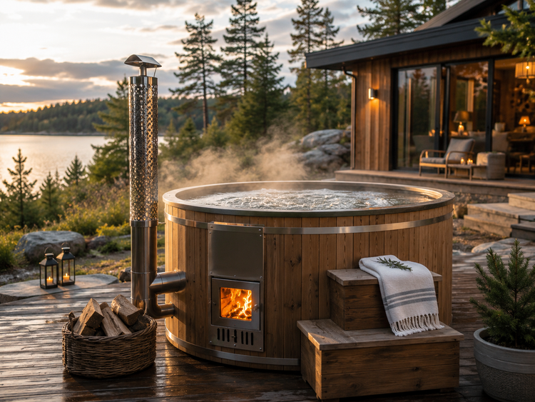 Wood-Fired Hot Tubs