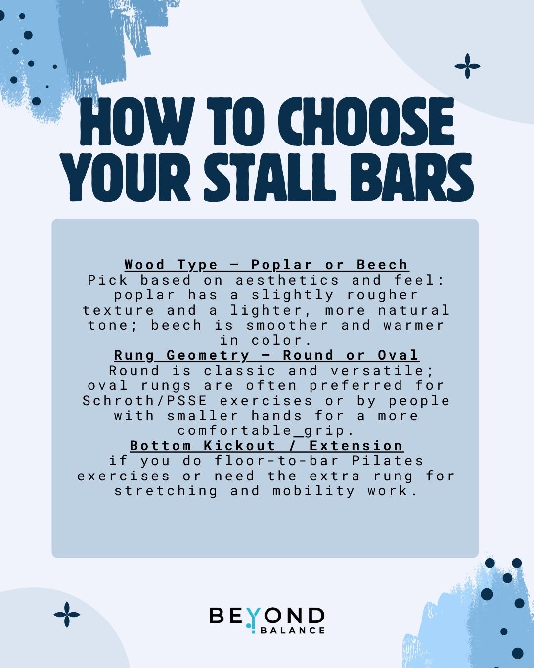 Wall-Mounted Wooden Stall Bars