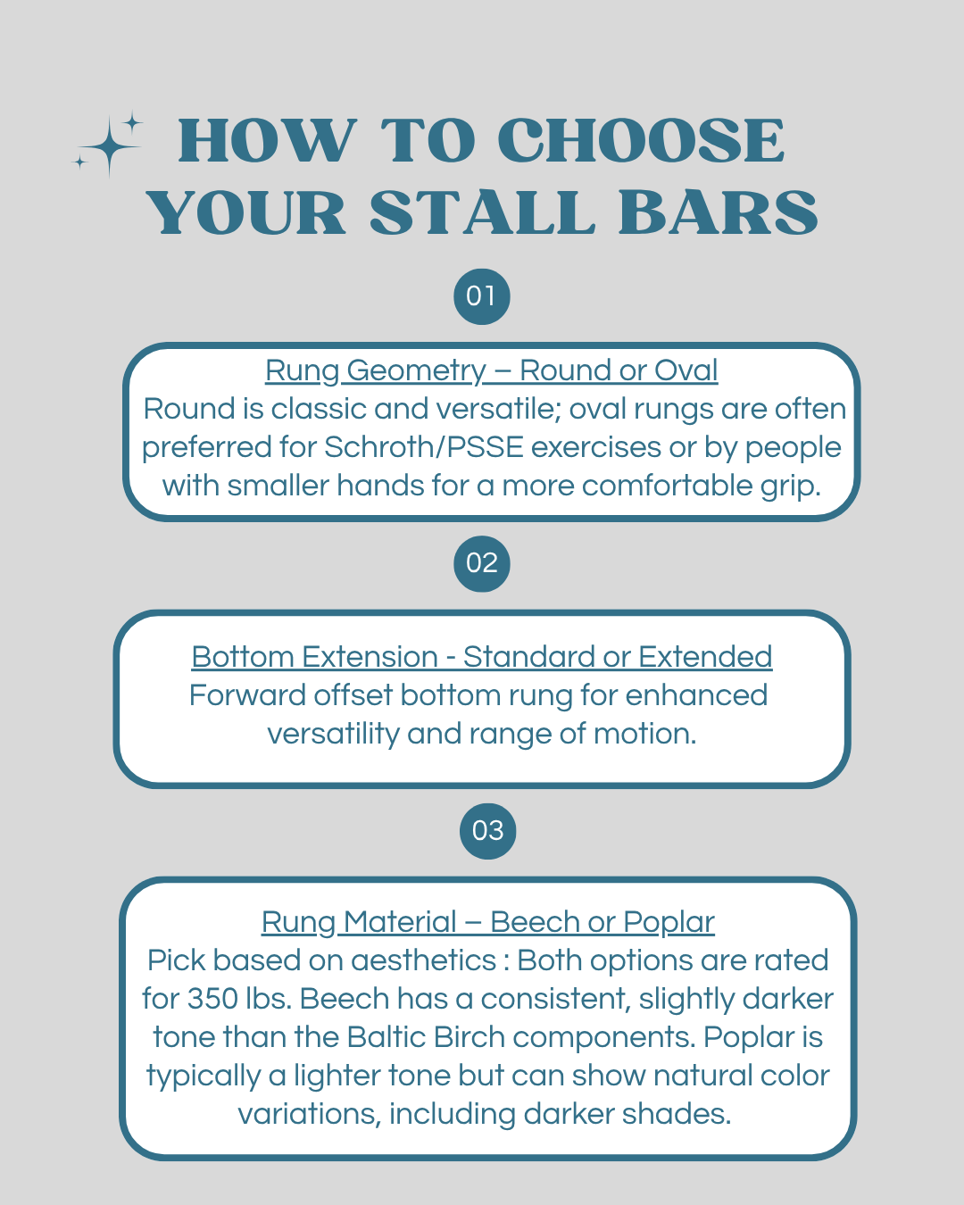 Wall-Mounted Wooden Stall Bars