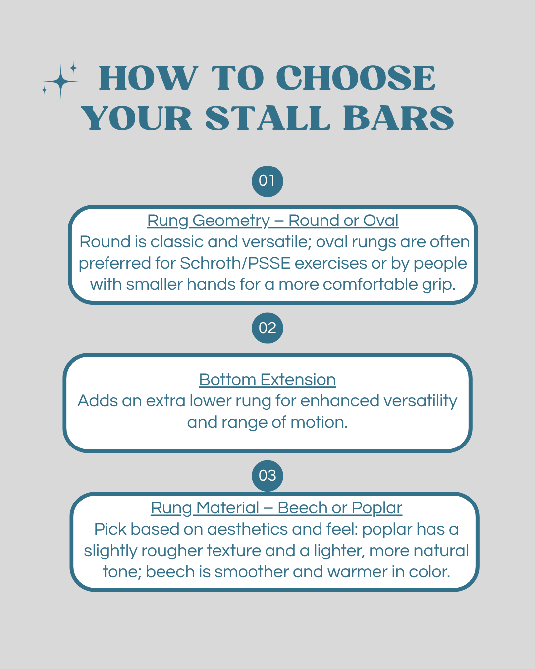 Wall-Mounted Wooden Stall Bars