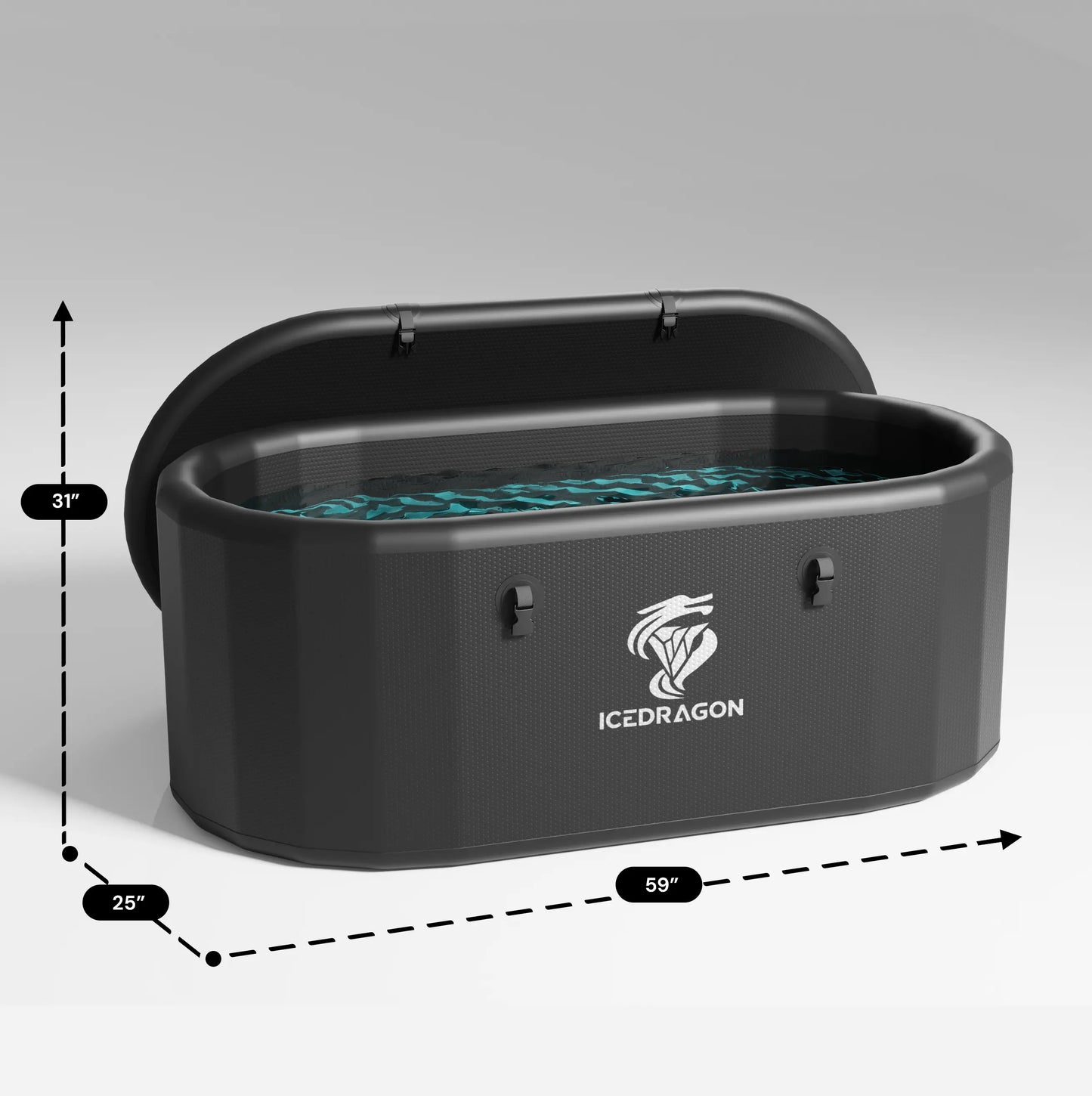 Icedragon Cold Plunge Tub Pro with 1HP Smart Water Chiller