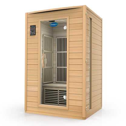 Durasage 2-Person Carbon Infrared Sauna - Canadian Hemlock - 1700W