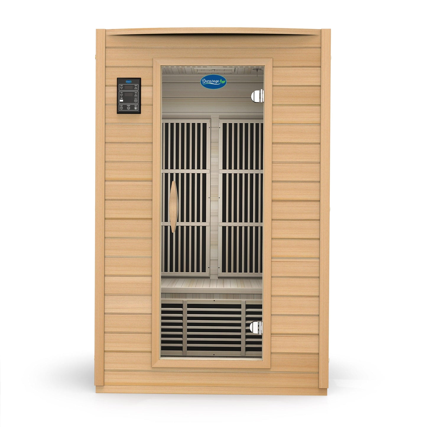 Durasage 2-Person Carbon Infrared Sauna - Canadian Hemlock - 1700W