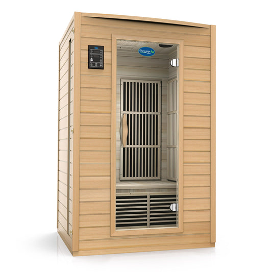 Durasage 2-Person Carbon Infrared Sauna - Canadian Hemlock - 1700W