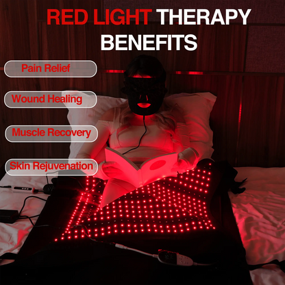 Icedragon Red Infrared Light Therapy Mat with Goggles