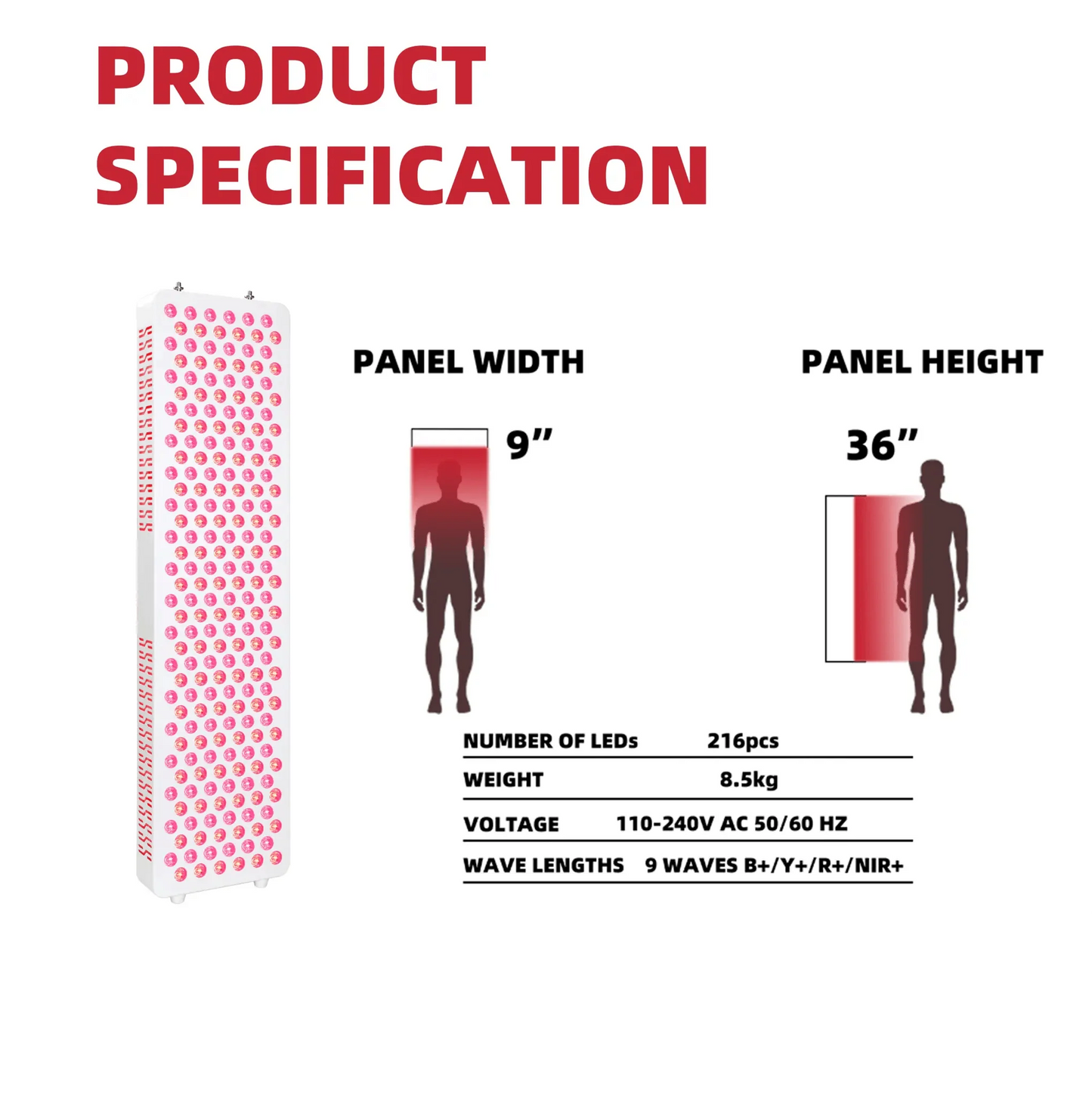 Icedragon Red Light Therapy Panel Pro