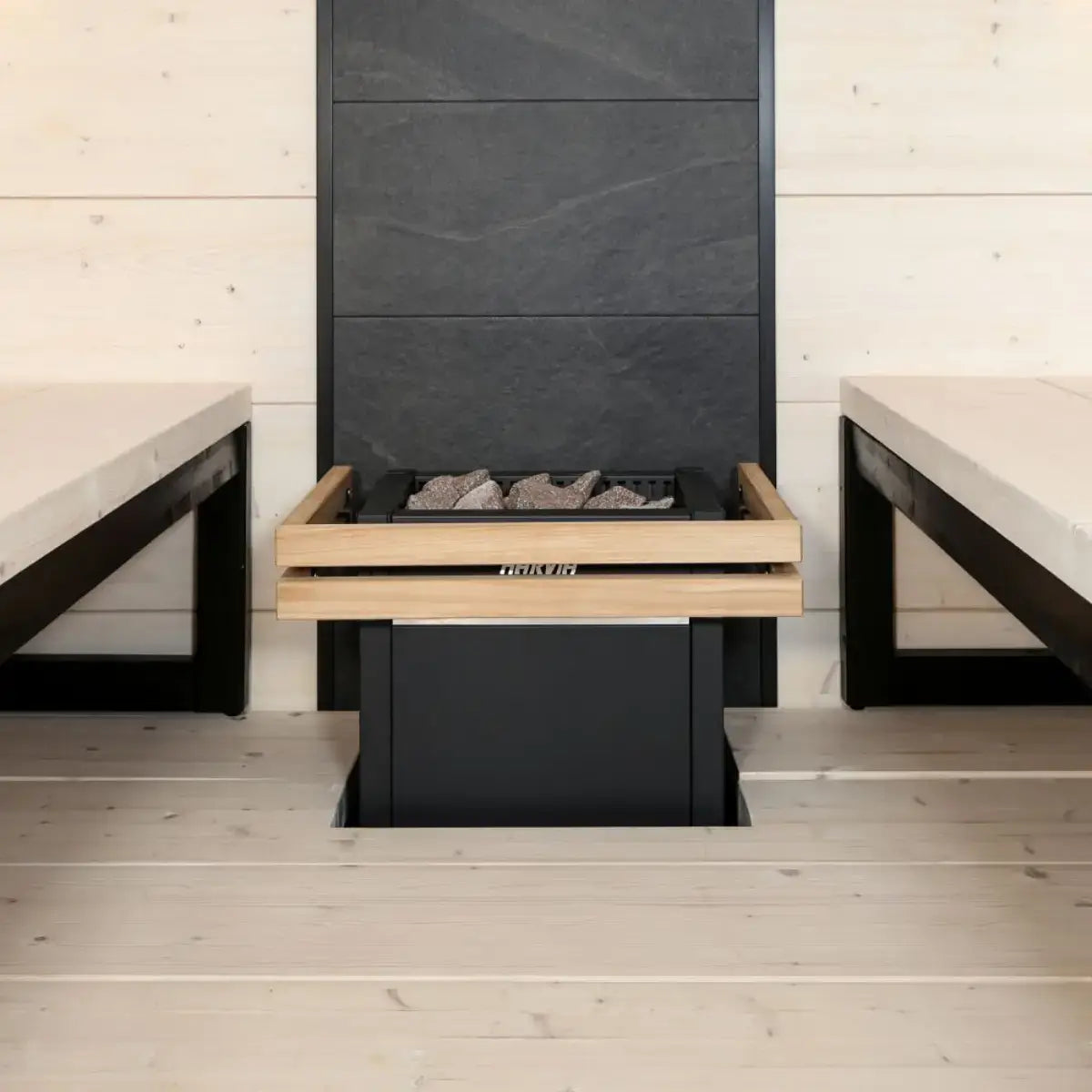 Harvia Virta HL80 8KW Sauna Heater Package with WiFi Controller, Stones & Safety Guard