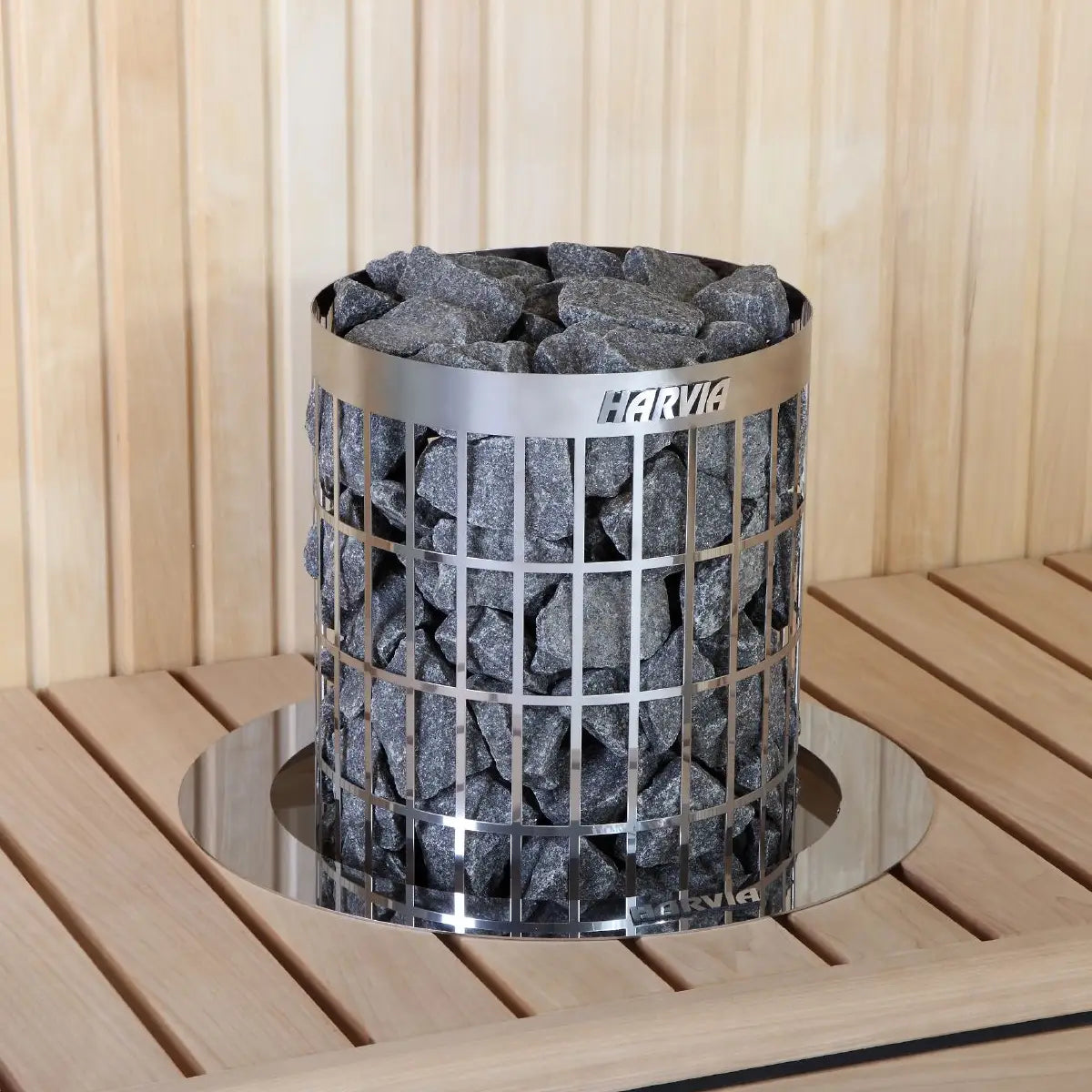 Harvia Cilindro PC80 8KW Sauna Heater with Built-In Controls