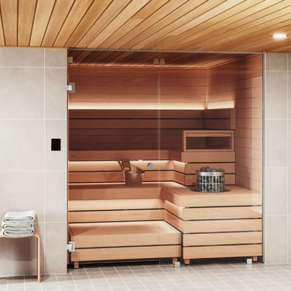 Harvia Cilindro PC80 8KW Sauna Heater with Built-In Controls