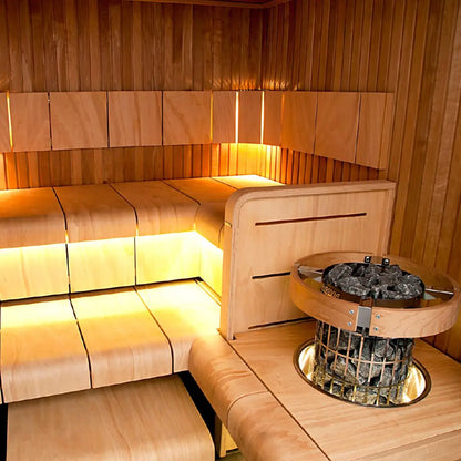 Harvia Cilindro PC80 8KW Sauna Heater with Built-In Controls