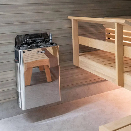 Harvia The Wall SWS80 8KW Sauna Heater with Built-In Controls