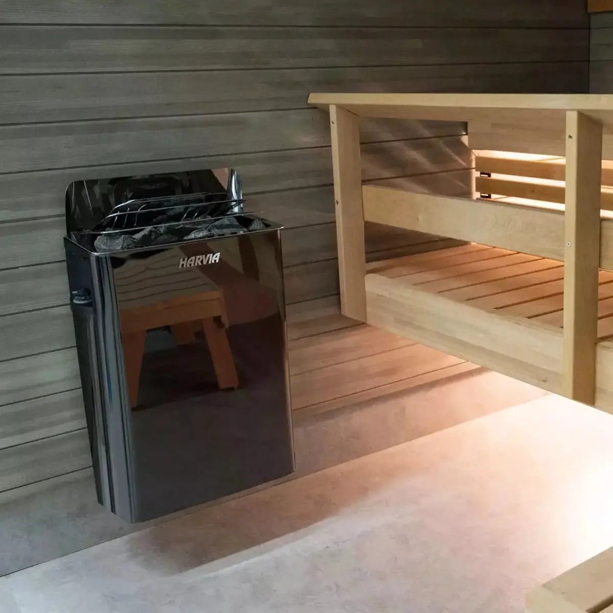 Harvia The Wall SWS80 8KW Sauna Heater with Built-In Controls