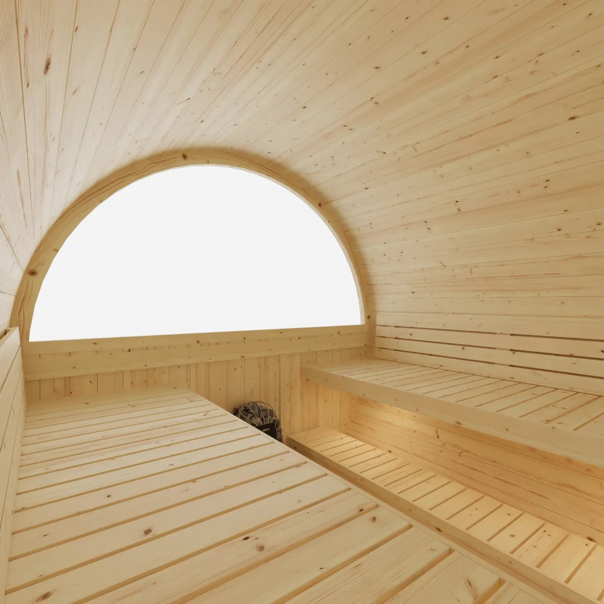 Helsinki Finnish Barrel Sauna with Terrace and WiFi Heater