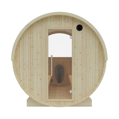 Tampere Finnish Barrel Sauna with WiFi Heater