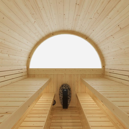 Tampere Finnish Barrel Sauna with WiFi Heater