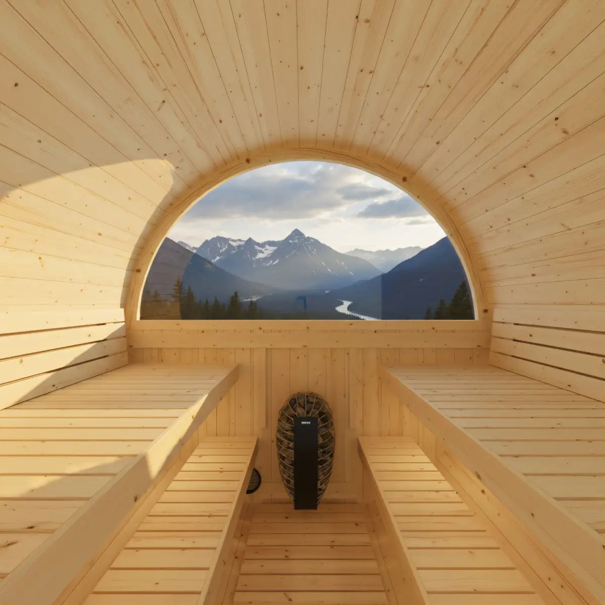 Turku Finnish Barrel Sauna with Terrace and WiFi Heater