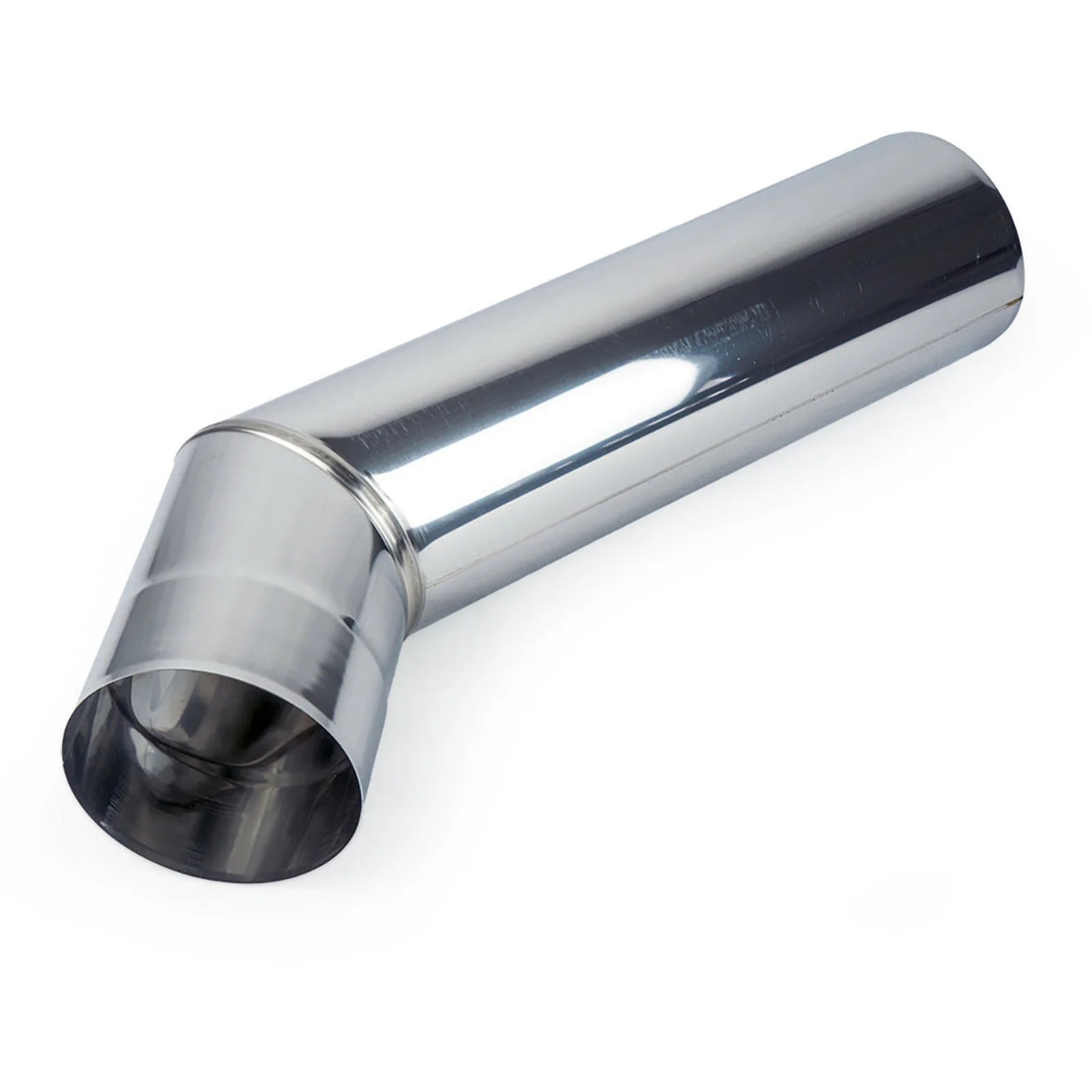 Harvia WZ45ST 45 degree stainless steel chimney smoke pipe angle adapter for wood burning sauna heaters