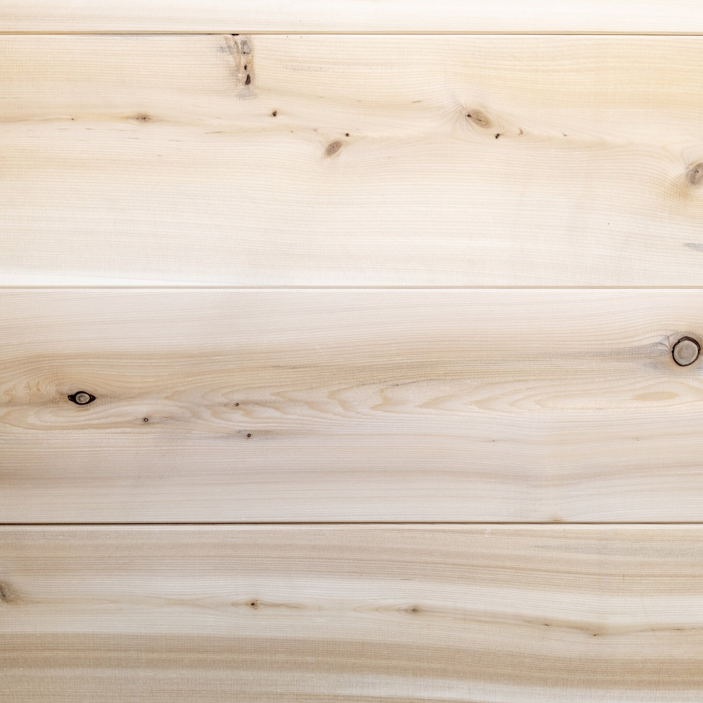 Canadian Timber Mini POD 4-person white cedar pod sauna, cedar grain detail