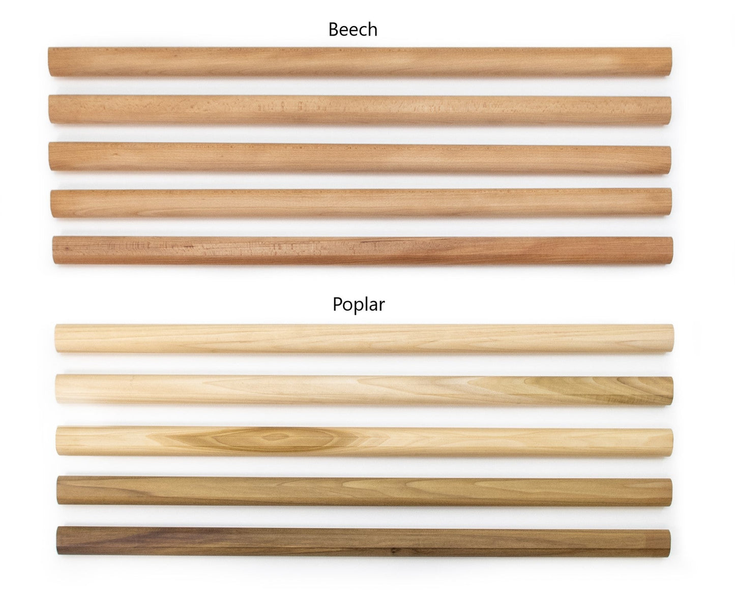 Wall-Mounted Wooden Stall Bars