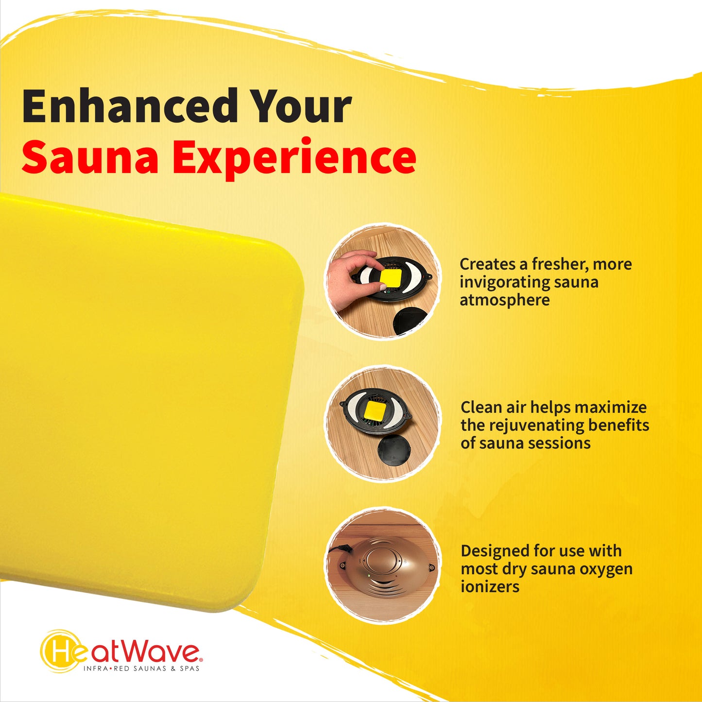 Infrared Sauna Oxygen Ionizer Fragrance Pad Replacement - 3 pack — image 5
