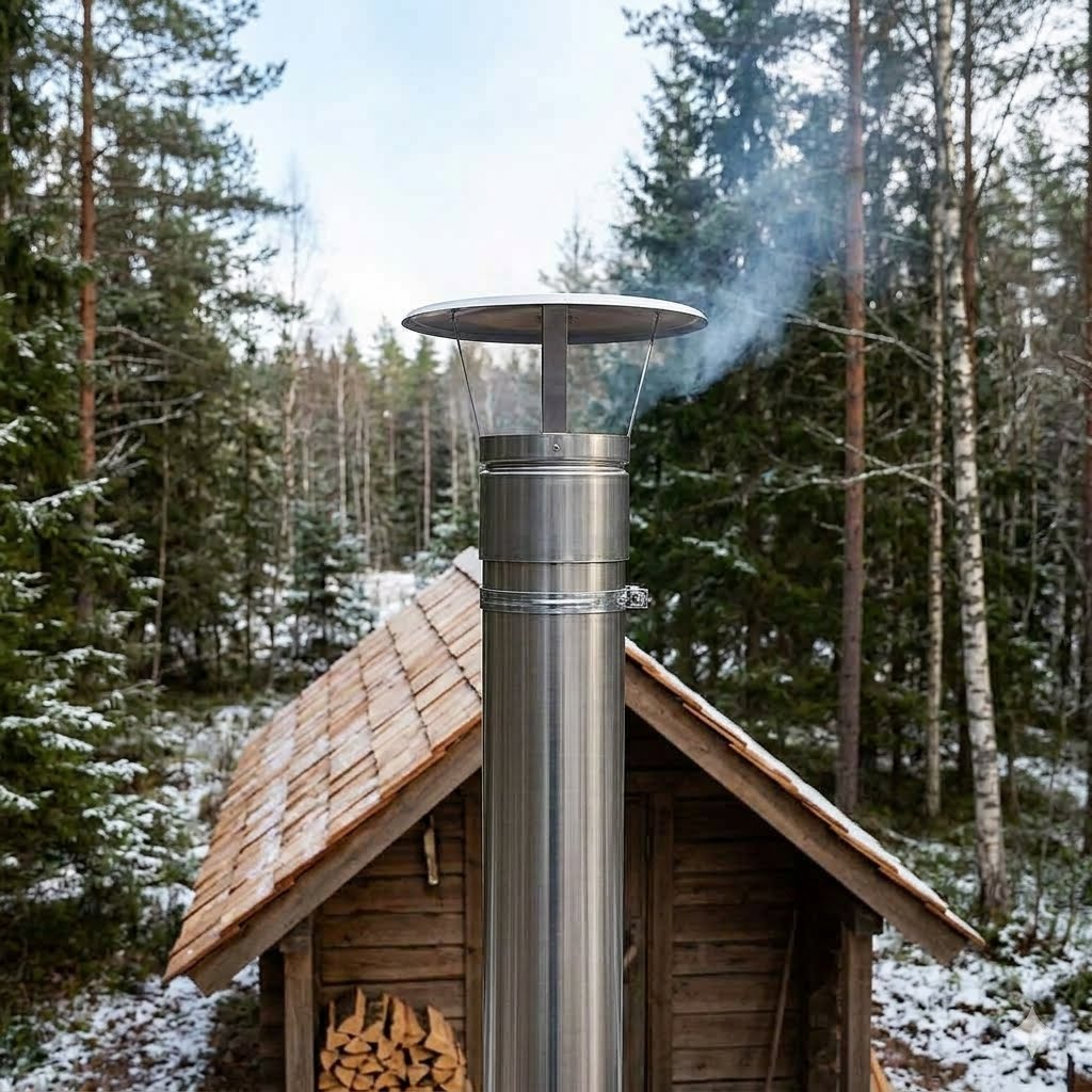 Harvia 115mm Stainless Steel Sauna Rain Cap (WZ030115)