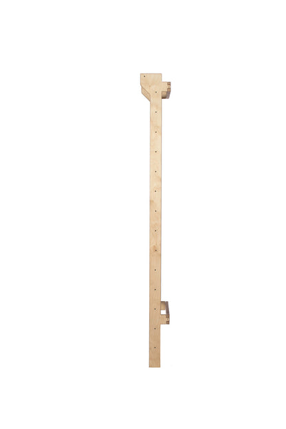Wall-Mounted Wooden Stall Bars