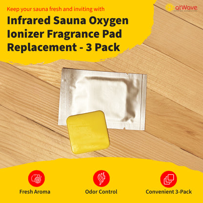 Infrared Sauna Oxygen Ionizer Fragrance Pad Replacement - 3 pack — image 2